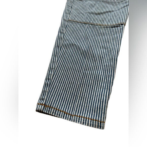 Vintage Please Mum Denim Pinstripe Jeans Cotton Extra Comfort Bossnova Tag - Picture 7 of 12